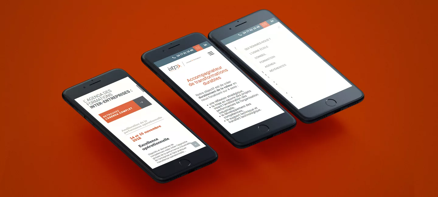 Création du site internet ISTP Entreprises