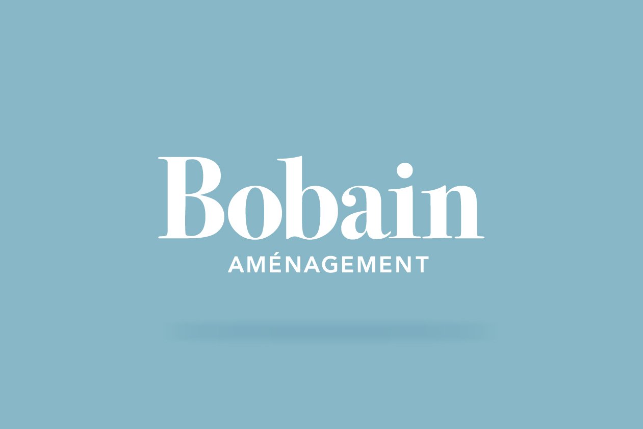 Création de la marque, création du site internet de Bobain aménagement.