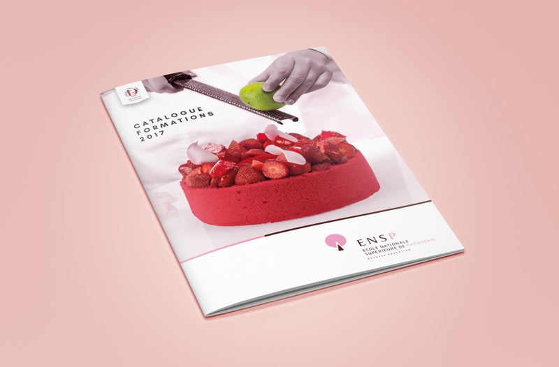 Création du catalogue formation de l'Ecole Nationale de Pâtisserie