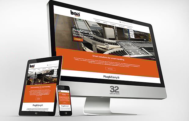 Création du nouveau site internet Boa Concept.