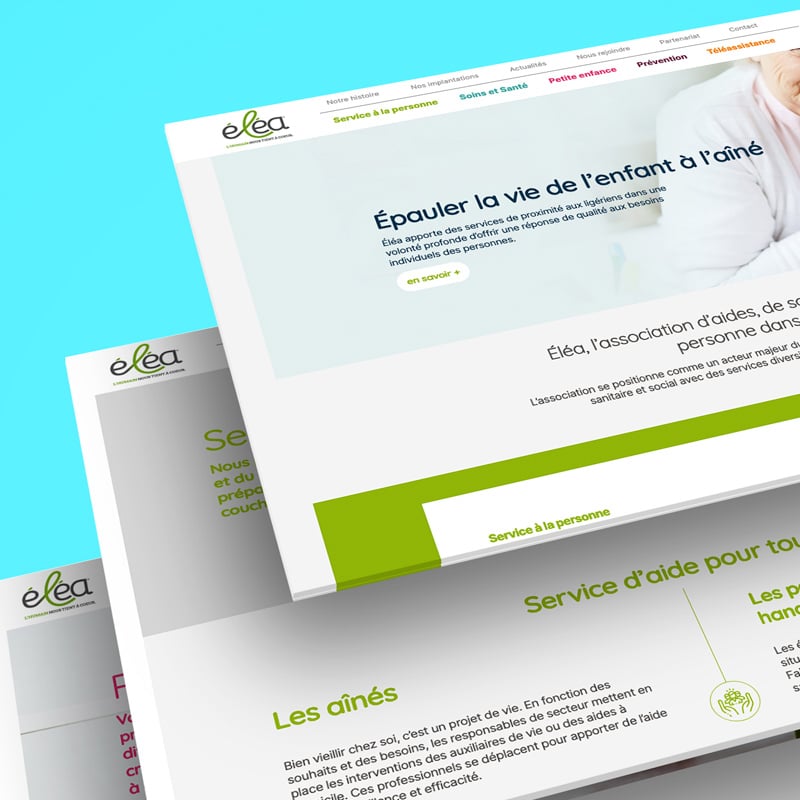 Création du site internet Éléa.