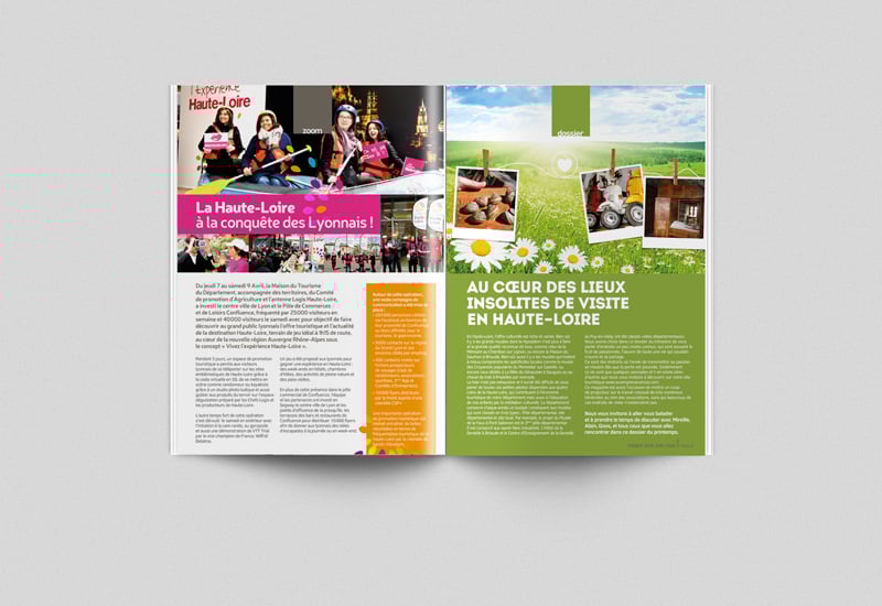 Edition du magazine été du Département de la Haute-Loire