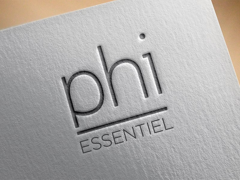 création de l'image de marque Phi Essentiel