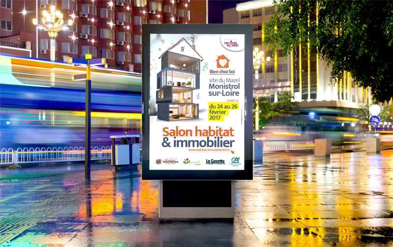 Campagne de communication salon de l’habitat