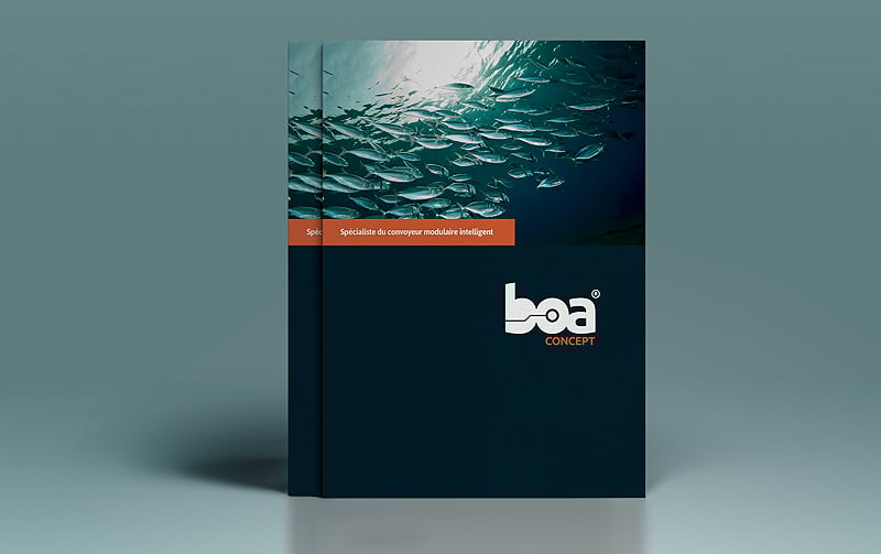 Création de la plaquette b to b Boa Concept.