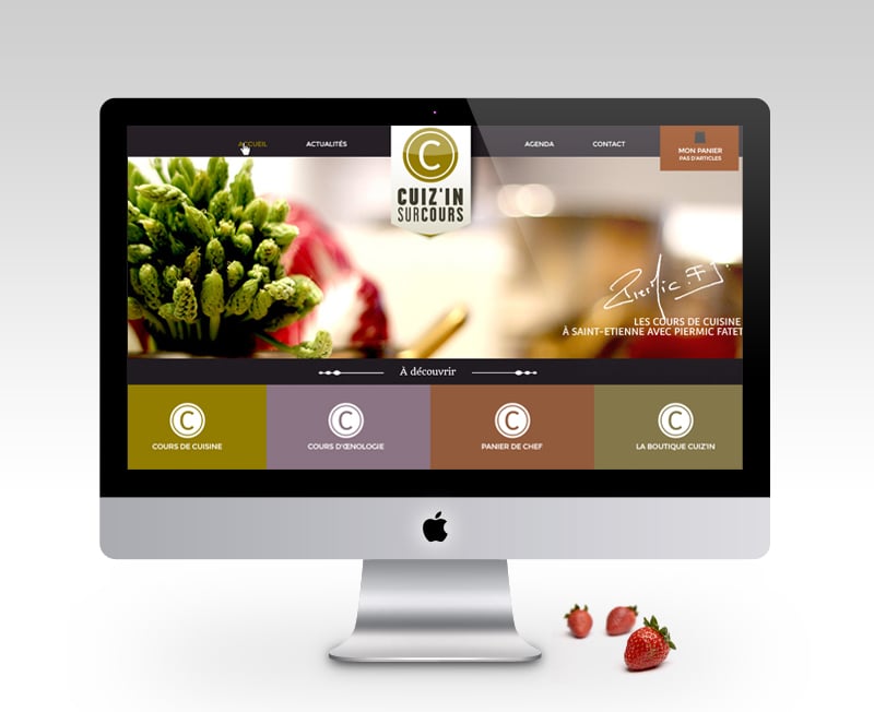 Création du site internet ecommerce Cuiz'in sur Cours