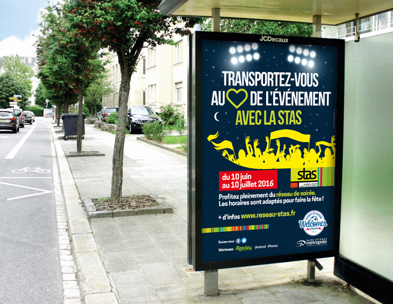 Transportez vous au cœur de l'événement Euro 2016 avec la STAS