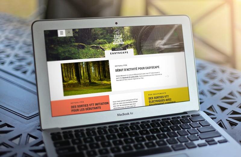 Création du site internet ecommerce de la marque Easyscape