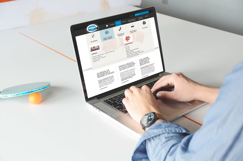 Création du site internet Emsens