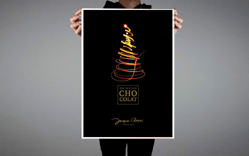 Création de la brochure Chocolat des Cafés Chapuis.