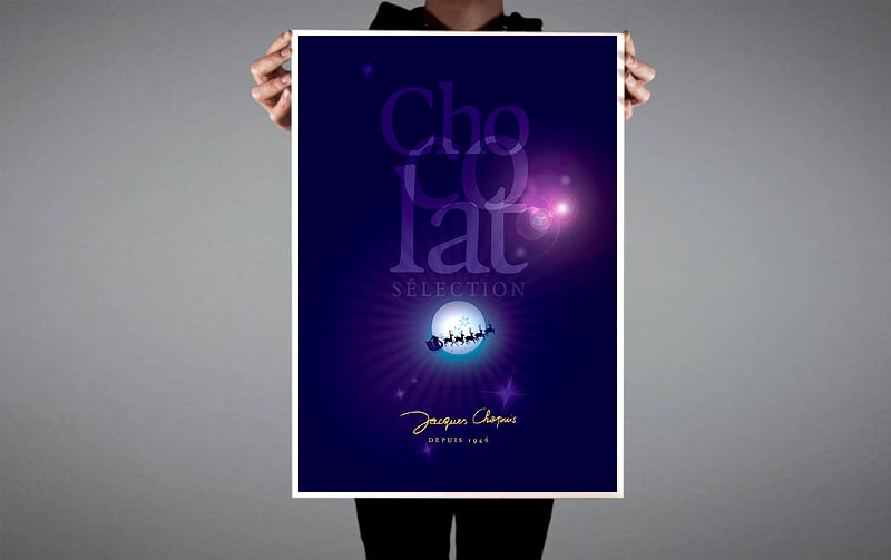Création de la brochure Chocolat 2010 des Cafés Chapuis.