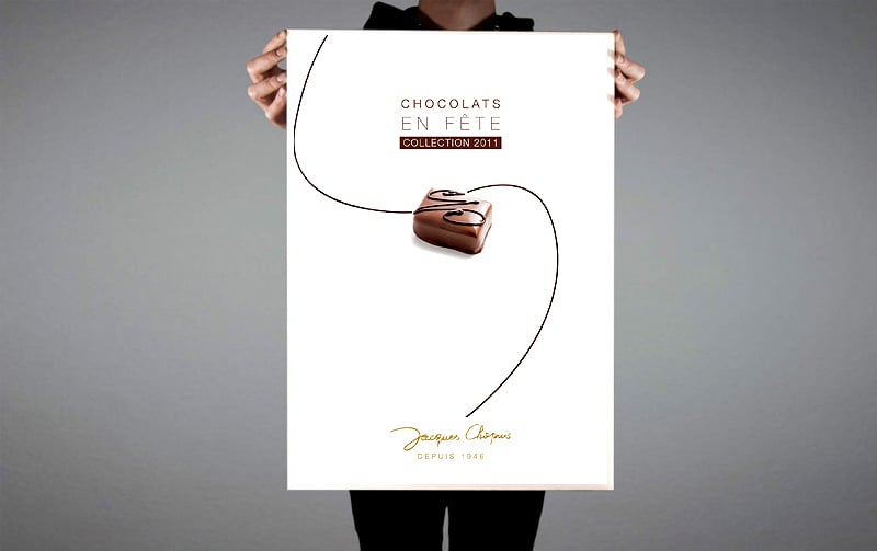 Création de la brochure Chocolat 2011 des Cafés Chapuis.