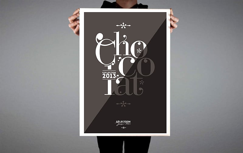 Création de la brochure Chocolat 2013 des Cafés Chapuis.