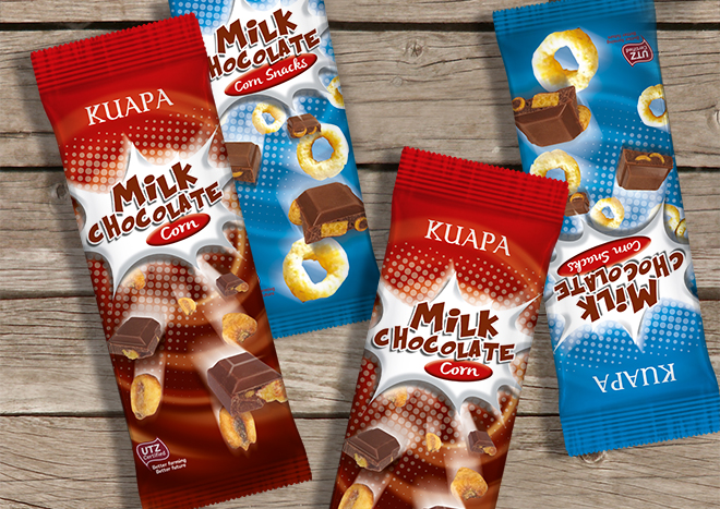 Création de packaging tablettes de chocolat.