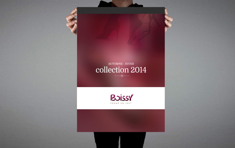 Création du catalogue Boissy Chaussures Automne Hiver 2014.