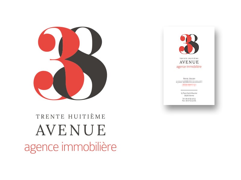 Création de logo agence immobilière Vienne 38