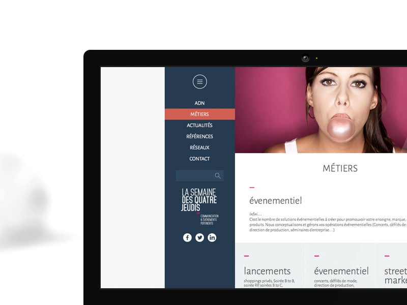 Création du site internet de la Semaine des 4 Jeudis