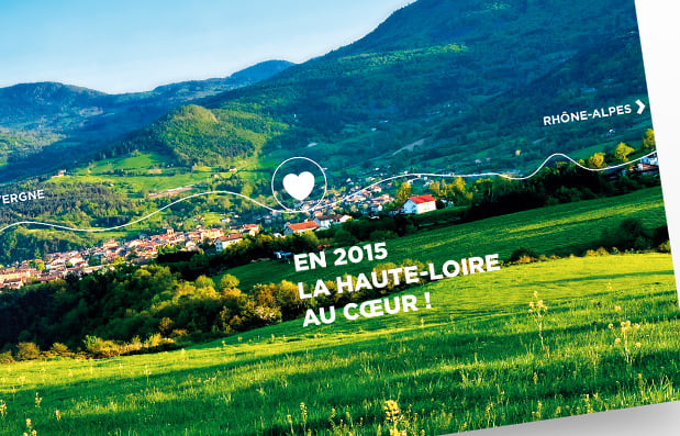 Création de la carte de vœux du Département de la Haute-Loire