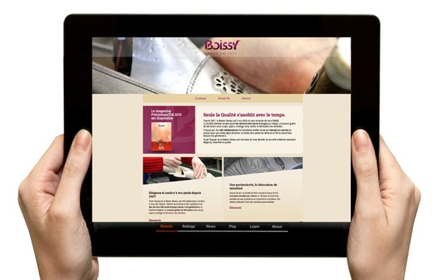 Création du site internet de la Maison Boissy
