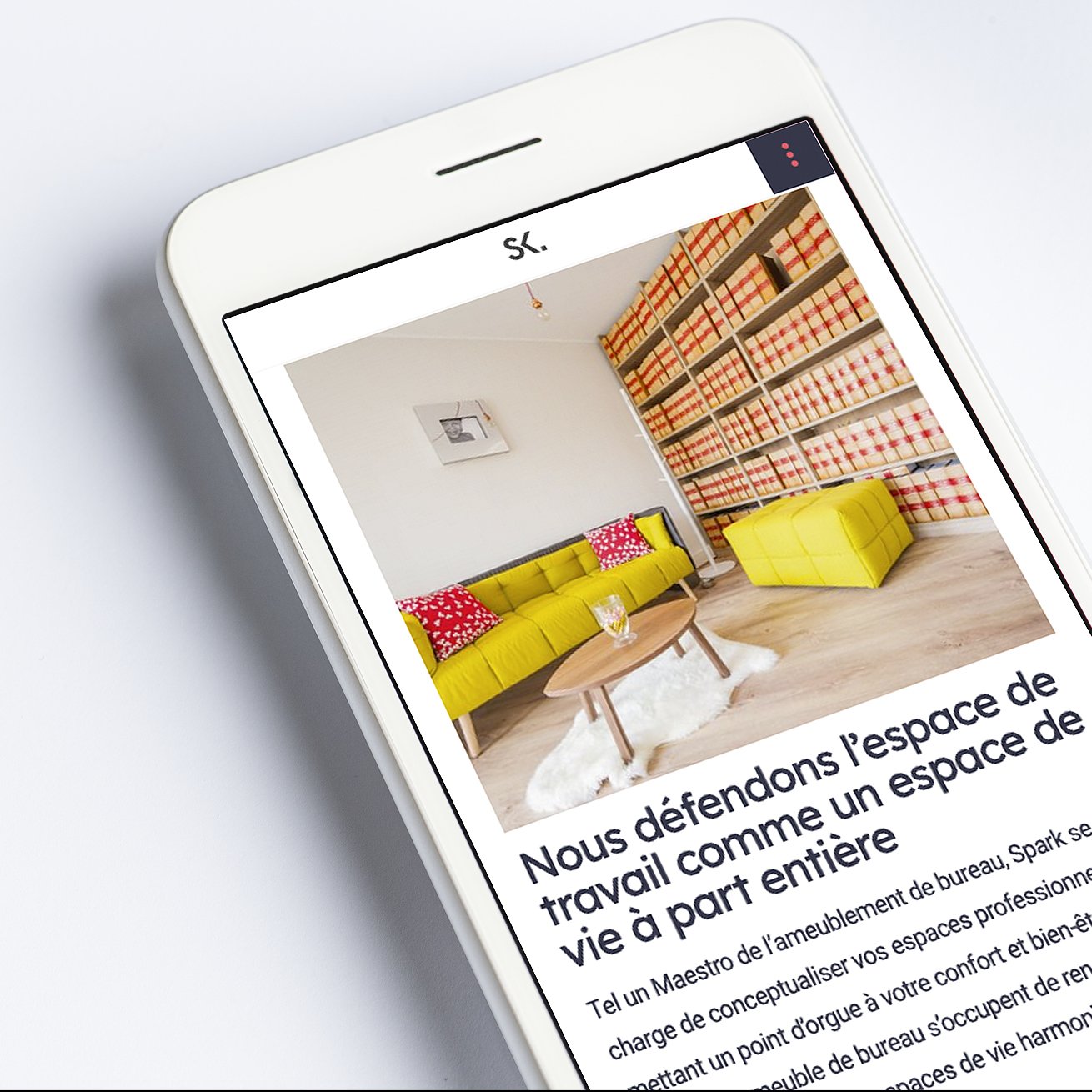 Création du site web Spark