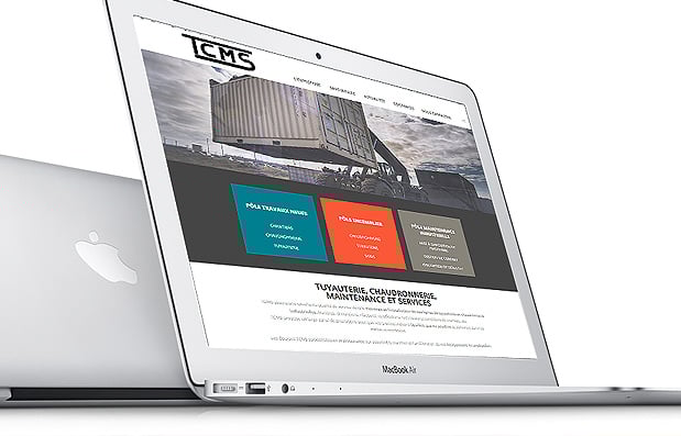 Création du site internet de la société TCMS.