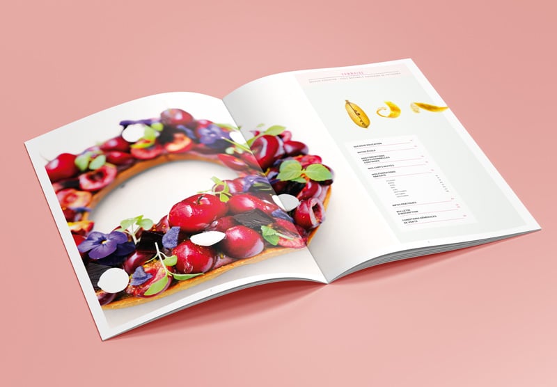 Création du catalogue formation de l'Ecole Nationale de Pâtisserie
