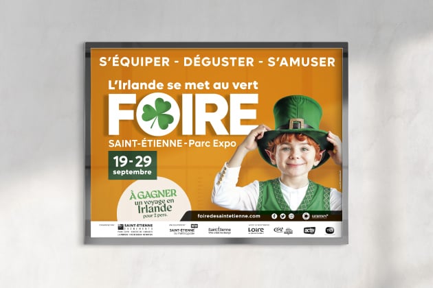 Création de la campagne de la Foire de Saint-Etienne 2025.