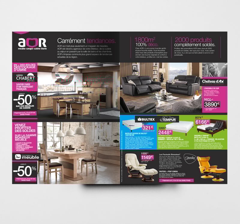stratégie de communication 2013, le plus grand magasin de meubles en Haute-Loire