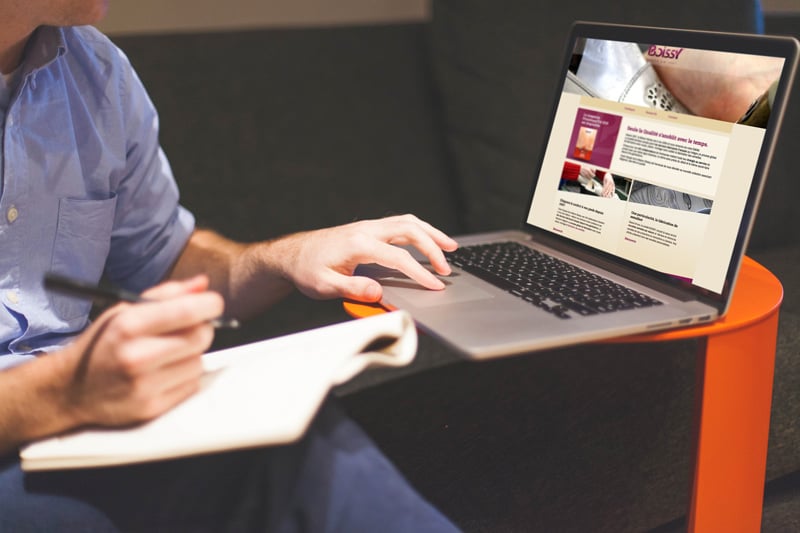 Création du site internet de la Maison Boissy