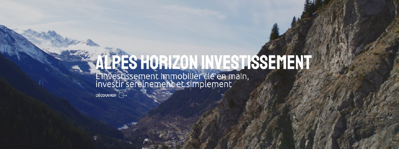 Site internet, logo Alpes Horizon