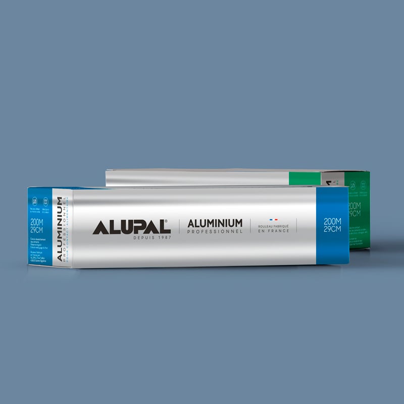 Création de packaging professionnel pour Alupal.