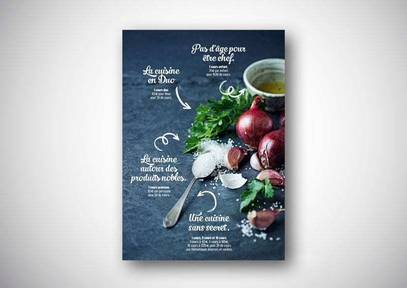 Promotion des cours de cuisine à Saint-Etienne