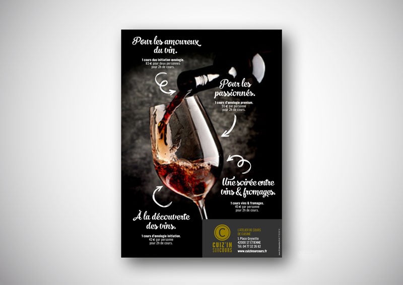 Promotion des cours de cuisine à Saint-Etienne