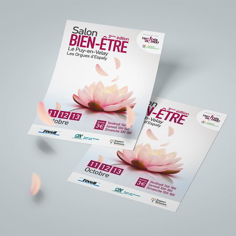 Création du visuel du salon Bien-Être 2020