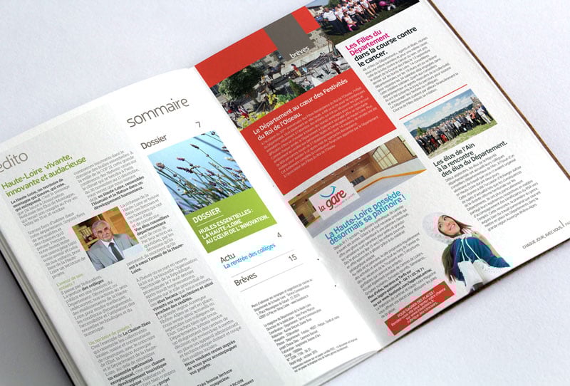 Edition du magazine du Département de la Haute-Loire