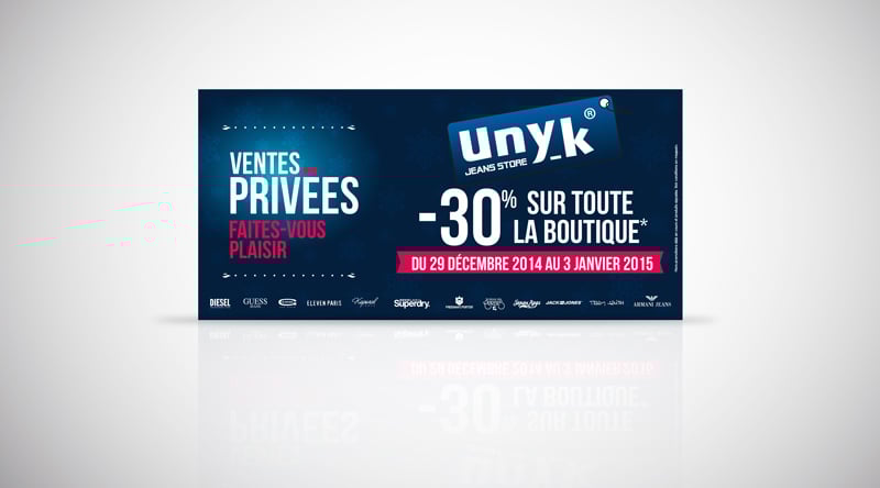 Campagne Soldes Privées pour Unyk