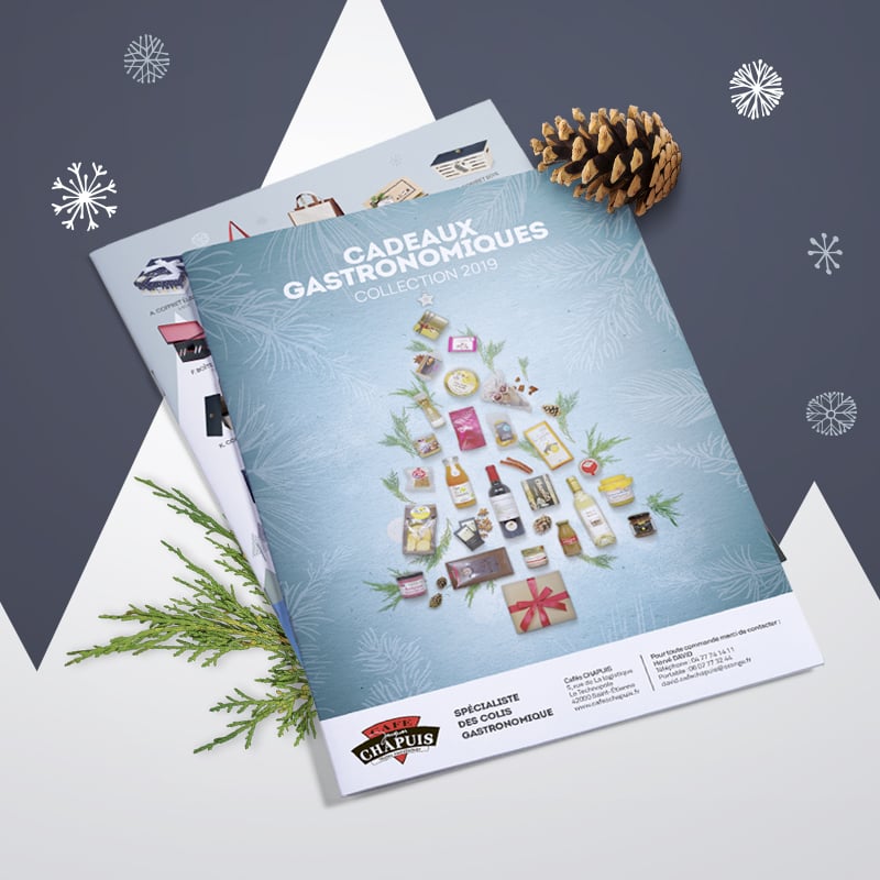 Création du catalogue collectivités des Cafés Chapuis.