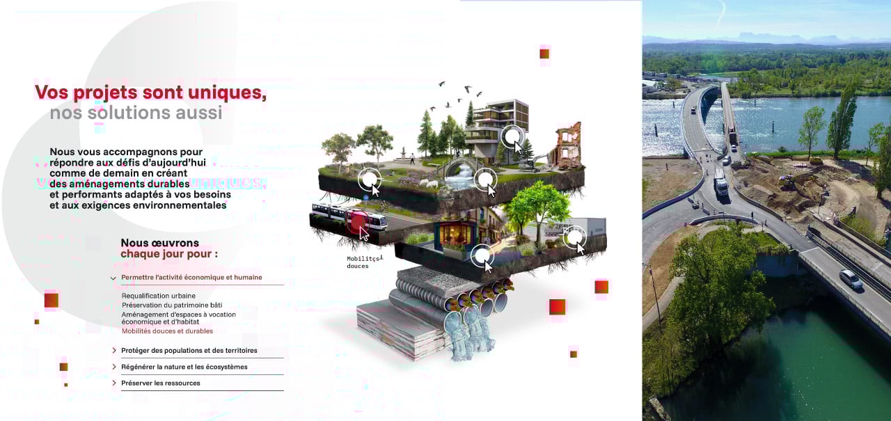 Une webpublication créative, immersive et positionnante pour le Groupe Cheval.