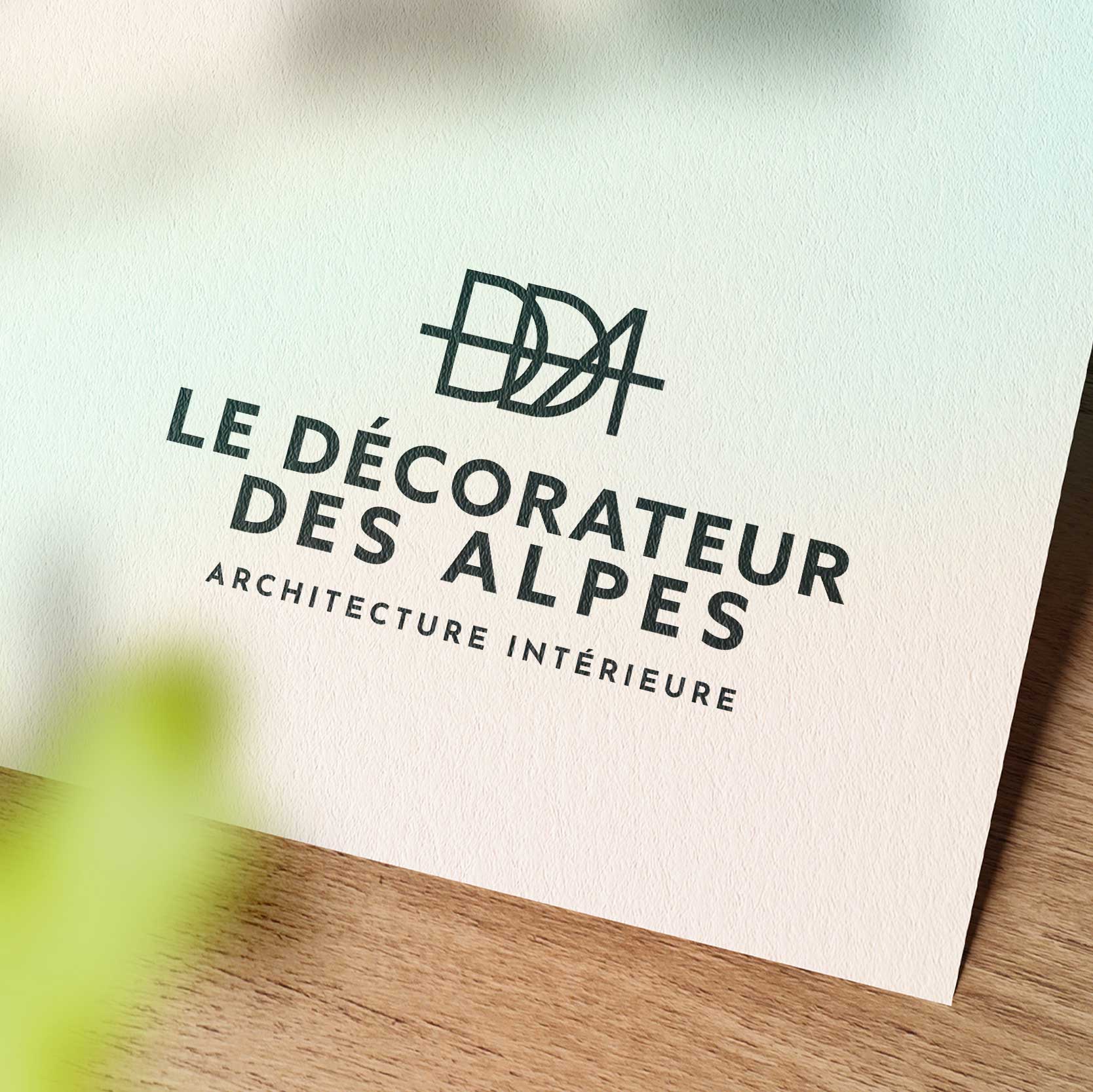 Création de l’image de marque Le Décorateur des Alpes