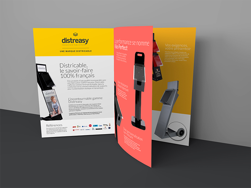 Création des supports de promotion de la marque Distreasy