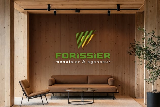 Création de la nouvelle identité de marque Forissier Menuiserie