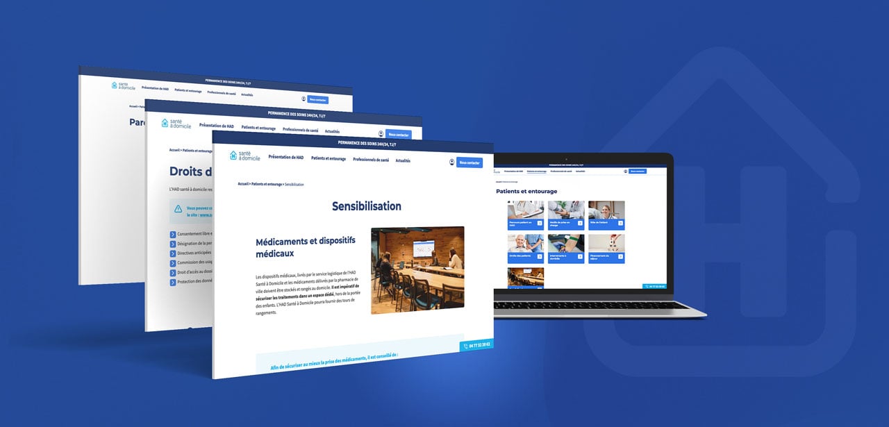 refonte du site vitrine HAD