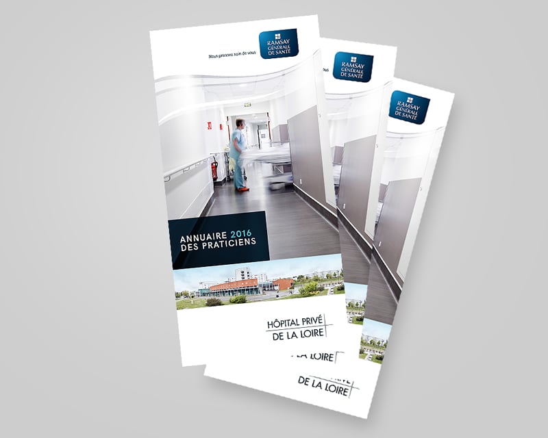 Création d’une brochure pour l’Hôpital Privé de la Loire (HPL).