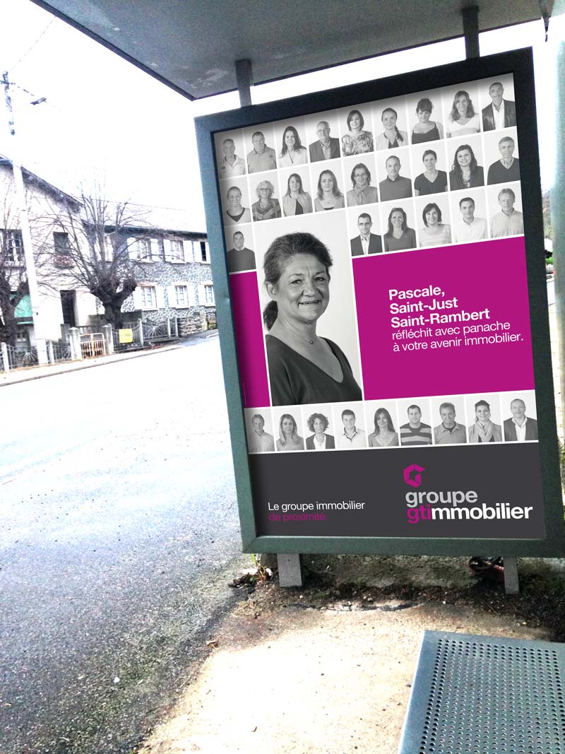 Campagne de communication de proximité pour le Groupe GTI Immobilier
