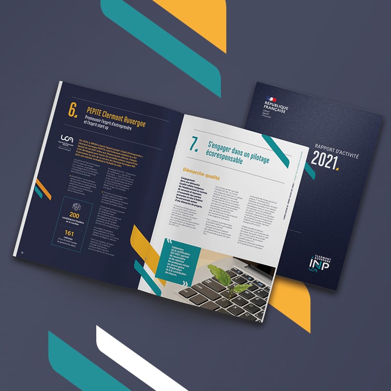 Création du rapport d’activité de Clermont Auvergne INP