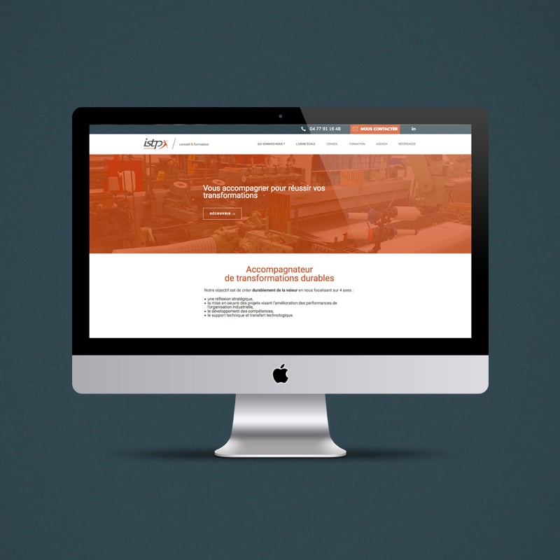 Création du site internet ISTP Entreprises
