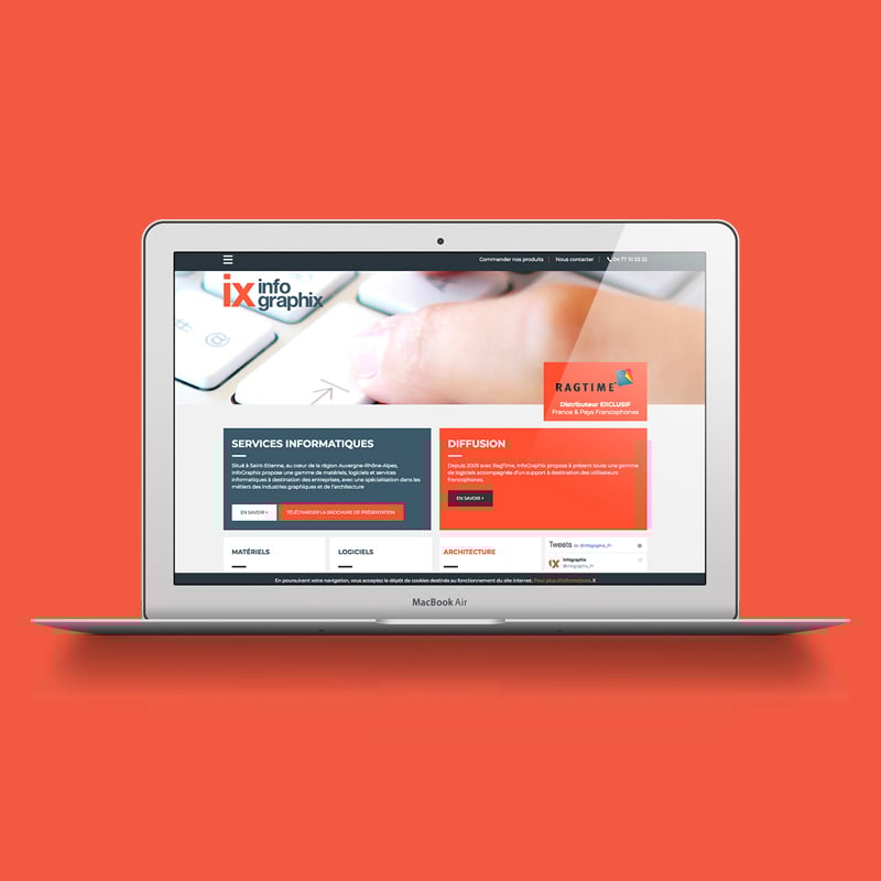 Création du site internet Infographix
