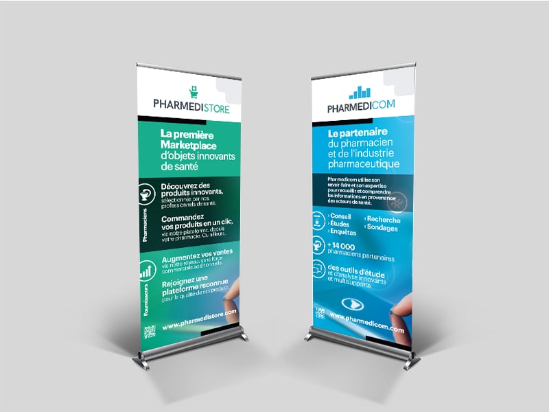 Création des supports de communication événementielle du groupe Pharmédigroup.