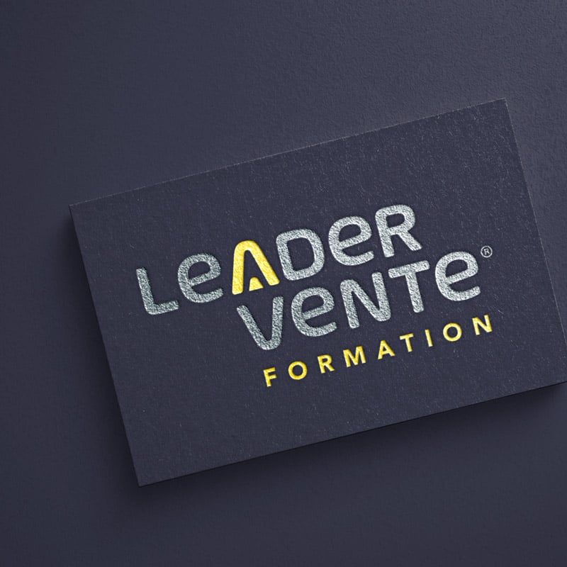 Création de marque et création du site internet Leadervente.