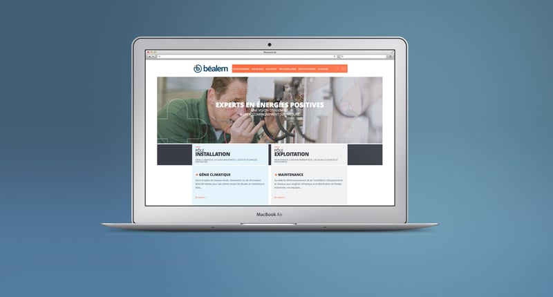 Création du site internet de la société Béalem